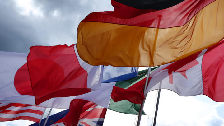 Flags of G7 member states