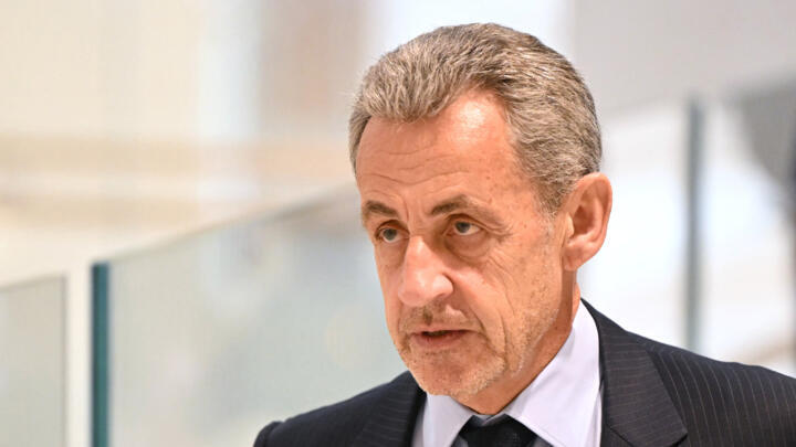 Former President Nicolas Sarkozy in court in Paris, 25 March 2025.