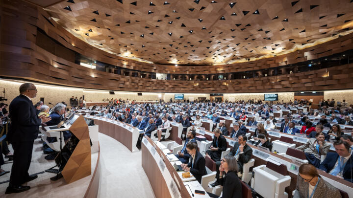 WHO chief Tedros Adhanom Ghebreyesus addressed the opening of the 78th World Health Assembly