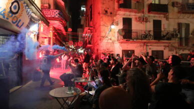 Napoli fans are set to celebrate their team's fourth league title