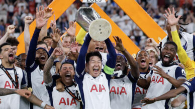 Son Heung-min ended his wait to win a trophy for Tottenham