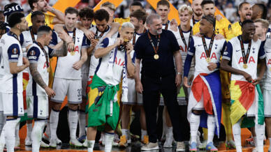 Tottenham beat Manchester United in Bilbao to win the Europa League