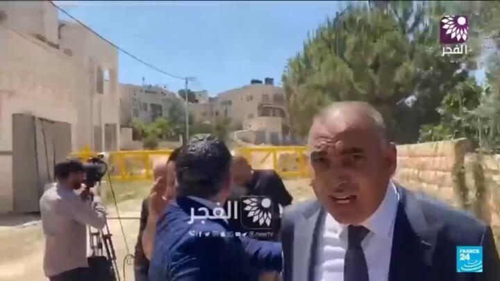 Outrage after Israelis fire 'warning shots' as diplomats tour West Bank