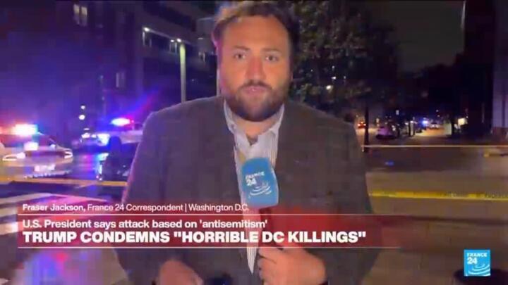 Trump denounces killings of two Israeli embassy staff in Washington