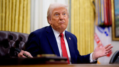 US President Donald Trump is warm to certain visitors -- and pugnacious to others