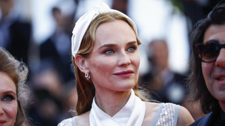 German actress Diane Kruger at the 78th edition of the Cannes Film Festival in Cannes, southern France, on May 15, 2025.